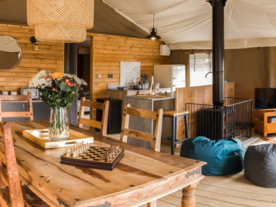 Glynn Barton in Cornwall put the ‘Glam’ into glamping!