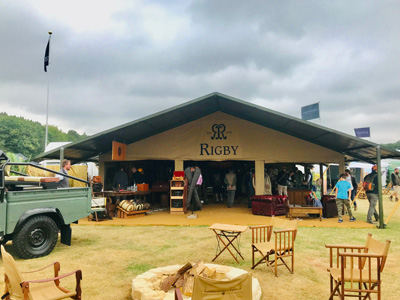 Large highly Bespoke Safari Tent for a high-profile client 