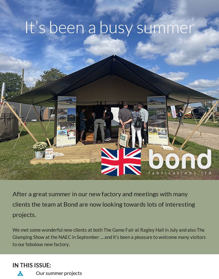 Bond Tents UK 2023 Autumn Briefing